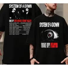 Camiseta Masculina Camisa Unissex System Of A Down Turnê  Streetwear Básica