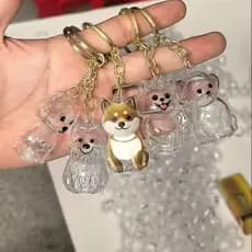 Chaveiro Porta Pelo De Pet Cápsula Lembrança Eterna Saudade Homenagem Cachorro Gato Pingente