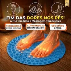 Tapete Massageador Ortopédico Pés 51cm Alívio Rápido Fascite Esporão Shiatsu Original