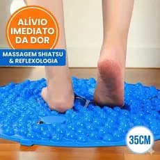 Tapete de Massagem Shiatsu para Pés | Acupressão, Reflexologia e Alívio de Dores Musculares
