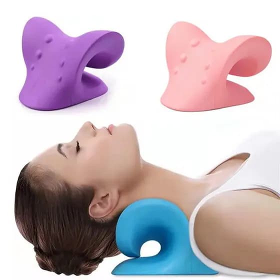 Dispositivo de tração quiroprática para alívio da dor cervical Almofada para alívio da dor cervical Alinhamento da colun