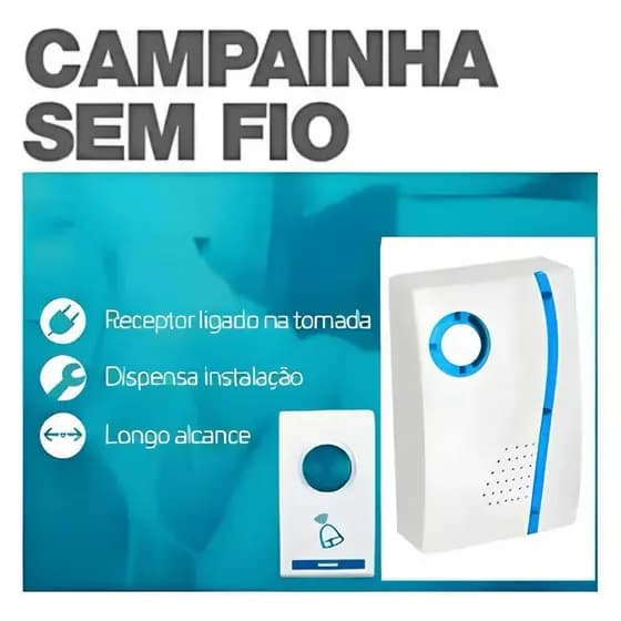 Campainha Sem Fio Residencial: Para Segurança e Comodidade!