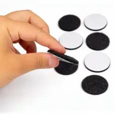 Protetor de Pé de Mesa Cadeira ou Móveis em Geral - Feltro Sintético Circular – 8 pçs – 3x37
