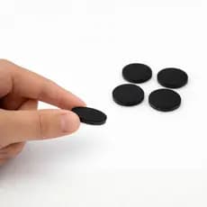 Protetor de Pé de Mesa Cadeira ou Móveis em Geral - Feltro Sintético Circular – 4 pçs – 3x30
