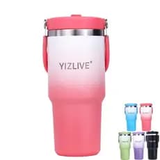 Garrafa Térmica Copo Portátil Inox 304 750ml 900ml Isolante, Conserva Calor e Frio para Café e Água