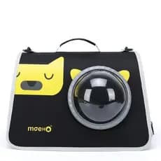 Pet Cápsula Espacial Portátil Cão Mochila Oxford Moda Sólida Bolsa De Ombro Dobrável