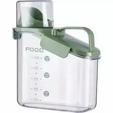 RTS Fábrica Atacado Hot Sell 1600ML Plástico Bulk Food Storage Container Grão Tanque Transparente Barril de Arroz