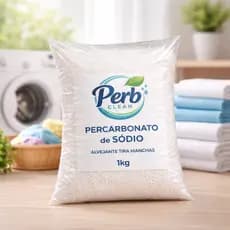 Percarbonato de Sódio 100% Puro Limpeza Em Geral Tira Manchas Roupas Brancas 500g/1kg /2kg