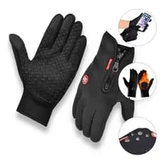 Luva Impermeável Moto Bike Térmica Touch Touchscreen Antiderrapante Proteção Chuva Inverno Frio