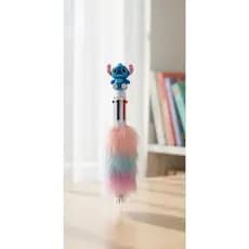 Caneta 6 Cores Stitch e Angel  com Pelúcia ou  Caneta 6 cores Disney stich liso