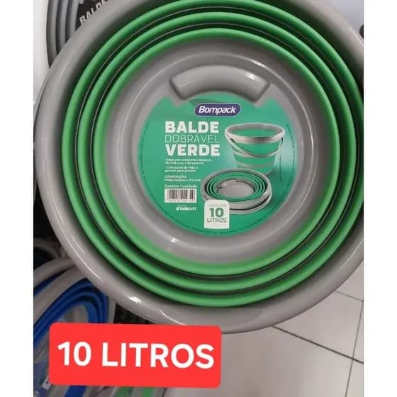 Balde Retrátil de 10 Litros