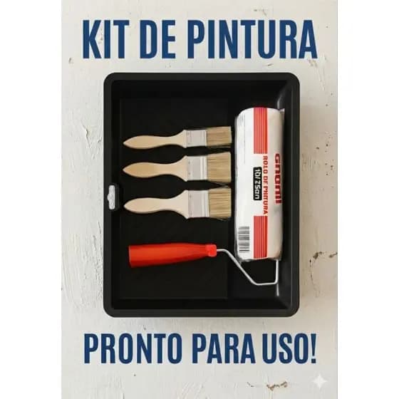 kit de pintura profissional  pronto para uso.
