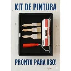 kit de pintura profissional  pronto para uso.