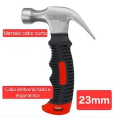 MARTELO PROFISSIONAL CABO CURTO GADAN 23MM