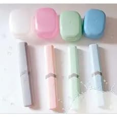 Kit Higiene Pessoal Porta Escova de Dentes + Saboneteira