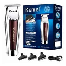 Maquina Acabamento Profissional Kemei KM-9163 Trimmer Barba Cabelo Bivolt Sem Fio Barbearia