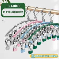 Cabide De Roupa À Prova De Vento De Aço Inoxidável Varal Meia Toalha Bra Secagem Roupas Peg Airer Secador