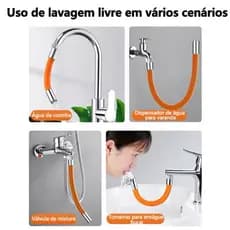 Mangueira Flexível de Silicone Extensora de Torneira 20/30/50