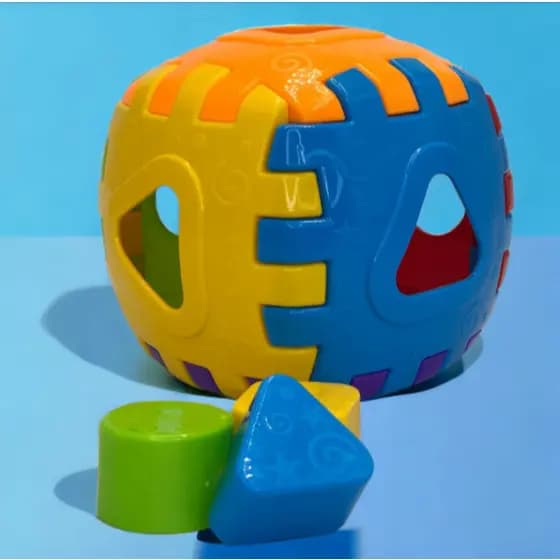 Kit 3 Cubos Didáticos Montar Encaixar Educativo Brinquedo Criança Interativo