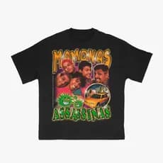[Camiseta Premium em Algodão Puro]BOW Camiseta Mamonas Assassinas Vintage Unissex Eterno Brasilia Amarela Pronta Entrega