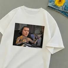 [Camiseta Premium em Algodão Puro]BOW Harry Styles Lorde Farquaad Meme - Shrek 100% algodão - Unissex ou oversized