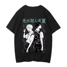 [Camiseta Premium em Algodão Puro]BOW Camiseta hikaru morreu Blusa harajuku moda rua camiseta 100% algodão anime