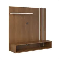 Painel Sala Tv 32 Pol Everest 3 Nicho 1 Prateleira Suspensa Cores