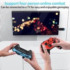 Console Retro M66 4K com 2 Controles Sem Fio + 30 Emuladores + Cartão TF