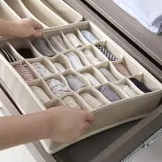 Saco de armazenamento de roupa interior caixa de armazenamento de sutiã gaveta meias caixa de armazenamento dormitório a