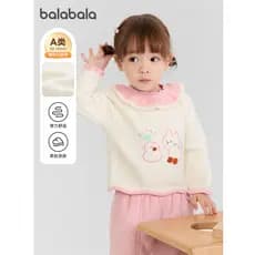 Balabara meninas camisola do bebê camisola crianças camisola outono inverno novo estilo roupas infantis camisa de fundo