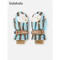 Barbara crianças luvas antiderrapantes meninos meninas luvas de esqui quente Velcro inverno novo estilo velo Extra gross