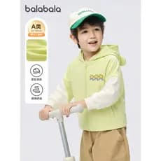 Barbara jaqueta infantil meninos moletom esportivo Cardigan bebê jaqueta com capuz 2026 outono novo estilo roupas infant