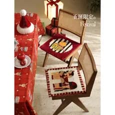 Almofada de ano novo inverno feriado festivo cadeira de jantar cadeira peido almofada atmosfera decoração High-End cadei
