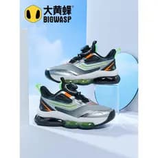 Bumblebee sapatos infantis sapatos esportivos primavera novo estilo almofada de ar absorção de choque meninos tênis de c