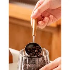Onlycook 304 colher medidora de café em aço inoxidável colher quantitativa de grãos de café leite em pó colher medidora