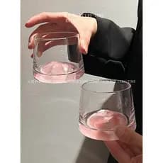 Rosa montagem Fuji vidro criativo vidro de visão vidro de água doméstico feminino High-End vidro de vinho ocidental uísq
