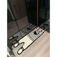 Ins estilo tapete de cabeceira quarto sala estar mesa café tapete engrossado antiderrapante escada vestiário na moda pé