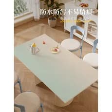 Tapete de mesa pequeno e fresco, à prova d'água, à prova de óleo, descartável, Anti-escaldante, creme, alta qualidade, p