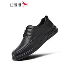 Sapatos masculinos libélula vermelha outono inverno novo estilo sapatos masculinos casuais sapatos de couro plano negóci