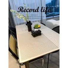 Tapete de mesa estilo silencioso, à prova de óleo, à prova d'água, tapete de mesa de jantar, descartável, Anti-escaldant