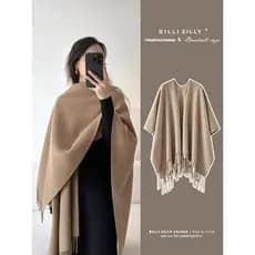 Ar condicionado xale High-End sentimento imitação de caxemira quente grande xale senhoras outono inverno novo estilo man