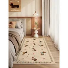 Estilo Medieval tapete de cabeceira quarto ins estilo decoração do quarto Dachshund cão cobertor cabeceira quarto das cr