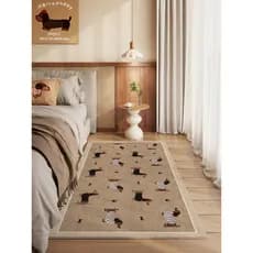 Estilo Medieval tapete de cabeceira quarto menina cobertor de cabeceira crianças sob a cama tapete à prova dwaterproof á