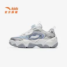 Liuying 丨 Anta Calçados Esportivos Infantis Meninas Sapatos 2025 Inverno Novo Estilo Retro Trendy Dad Shoes Sapatos Casu