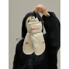 Luvas de esqui à prova de frio de inverno à prova de lã à prova de vento com mãos de dedo abafadas para passeios ao ar l