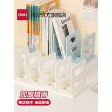 Deli Bookend Bookend Estante Prateleira De leitura Mesa De estudante Fixa espessada Compartimento De grande capacidade E