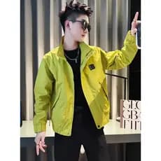 Primavera outono macacão jaqueta masculina 2026 novo estilo roupas masculinas Street Wear gola alta High-End rufião boni