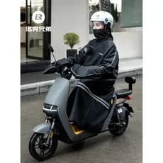 Rock irmãos veículo elétrico pára-brisa engrossado inverno motocicleta bateria pára-brisa do carro luvas de proteção pro