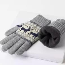 Luvas masculinas na moda estudantes inverno quente ciclismo à prova de frio engrossado lã luvas de algodão feminino inve