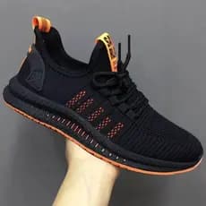Sapatos esportivos masculinos 2025 outono novo estilo estudante voando malha tênis de corrida masculino malha respirável